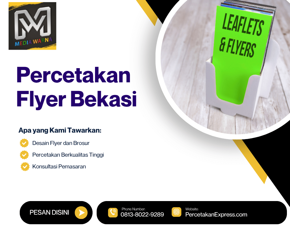 Percetakan Flyer Bekasi